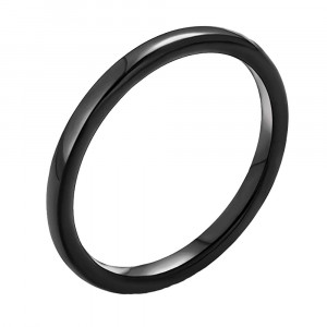 Inel Bărbătesc din Inox chirurgical 316L — Negru