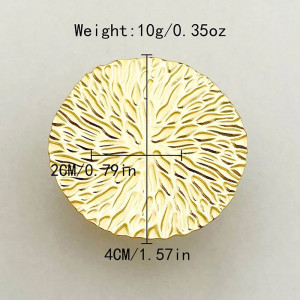 Inel Damă din Inox chirurgical 316L — Auriu - Img 4