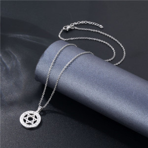 Necklace Star of David Stainless Steel SIC MODA 5163 - Img 4
