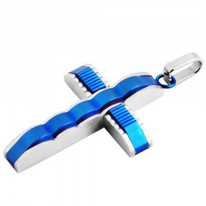 Pandantiv Bărbătesc din Inox chirurgical 316L — Argintiu - Img 2