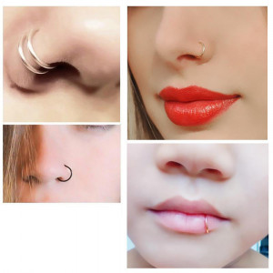 Piercing Damă din Inox chirurgical 316L — Argintiu - Img 3