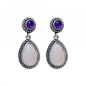 Retro teardrop earrings SIC MODA 5154 - Img 1