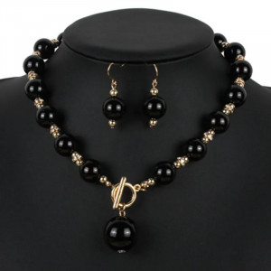 Set Colier si cercei Perle SIC MODA 5675F - Img 1