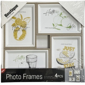 Set decorativ de 4 rame foto 29 x 29cm - Img 2