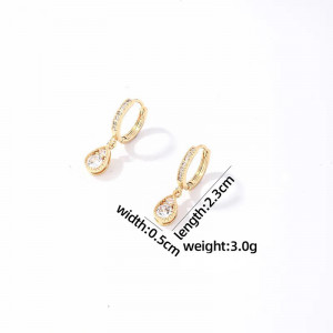 Sic Moda 5755C Elegant stainless steel earrings - Img 2