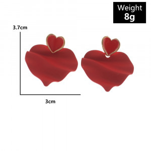 Sic Moda heart earrings 4169R - Img 3