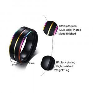 SIC MODA Titan Rainbow Ring SIC MODA 4021 - Img 5