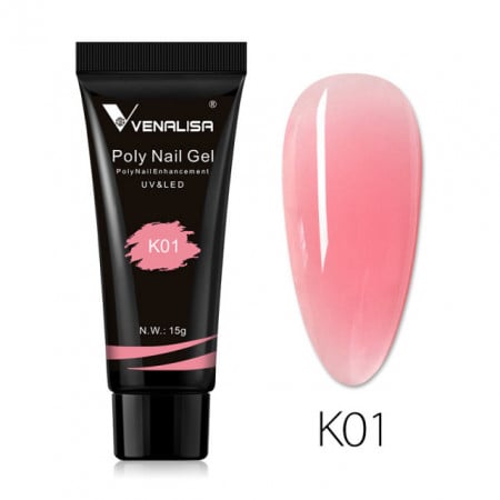 Poly-gel color Venalisa 15g nuanta K-01