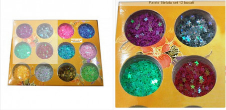 Set 12 paiete stelute decupate