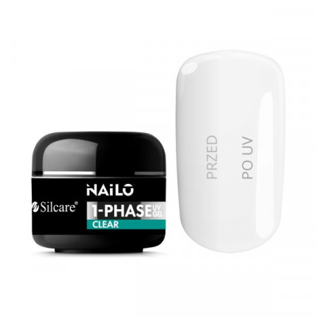 Gel UV de Constructie Nailo Clear 15g Silcare