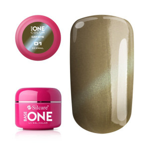 Gel UV Color Base One Silcare Cat Eye Magnetic Serwal 01