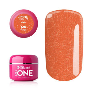 Gel uv Color Base One Silcare Pixel Orange Fury 08