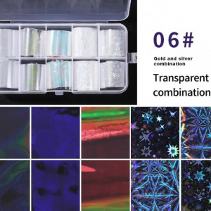 Set 10 folii transfer model 06(alb)