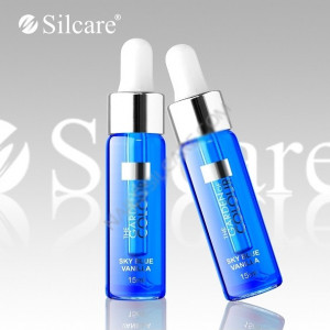 Ulei cuticula cu pipeta 15ml Base One Silcare Vanilie/sky blue vanilla