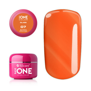 Gel uv Color Base One Silcare Glass Queen Orange 07