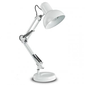 Lampa pentru birou Simpla-White cu baza solida 70cm