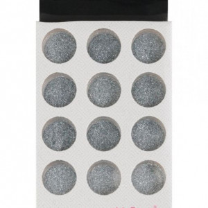 Sclipici Fin set 12 butoiase ARGINTII G1204