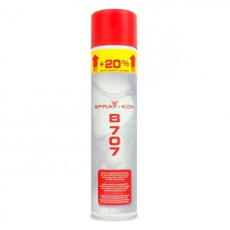 SPRAY-KON B707 – Adeziv spray de contact 600ml pentru PAL, canturi și materiale plastice