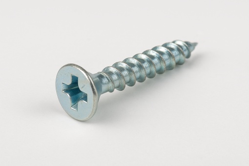 Șurub pentru PAL și lemn, cap încastrat 3,5x30 mm, PZ2 – Zincat Alb 100 buc