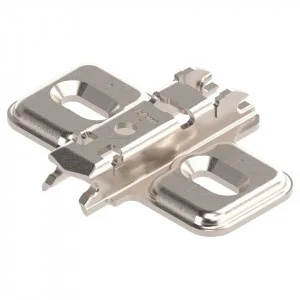 Plăcuță balama CLIP, în cruce, înălțare 0 mm, nichel – 173L6100