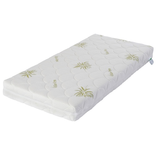 Saltea ortopedică copii cu husă Aloe Vera, înălțime 10–20 cm, fermitate medie