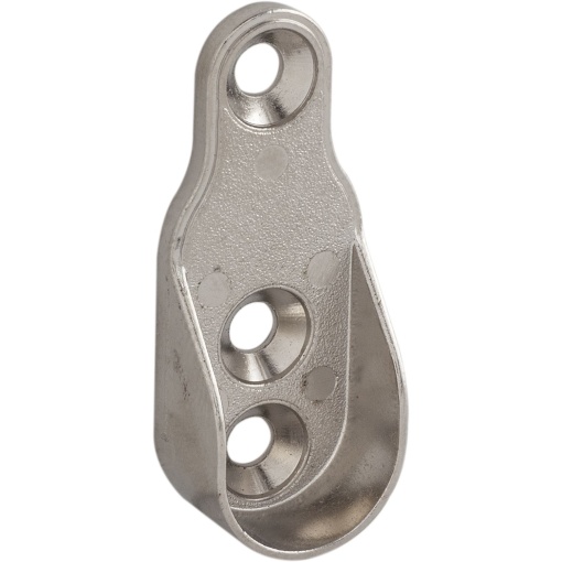 Suport bară haine Oval 2 – 3 găuri pentru șurub, zinc nichelat