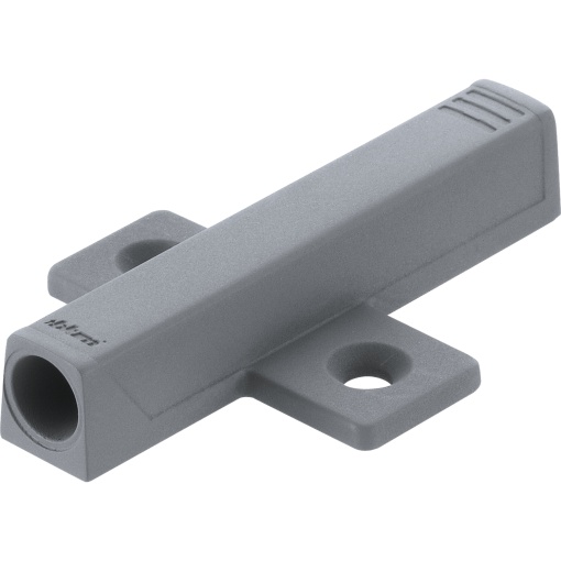 Plăcuță adaptor BLUM Tip-On, în cruce, versiune lungă, gri