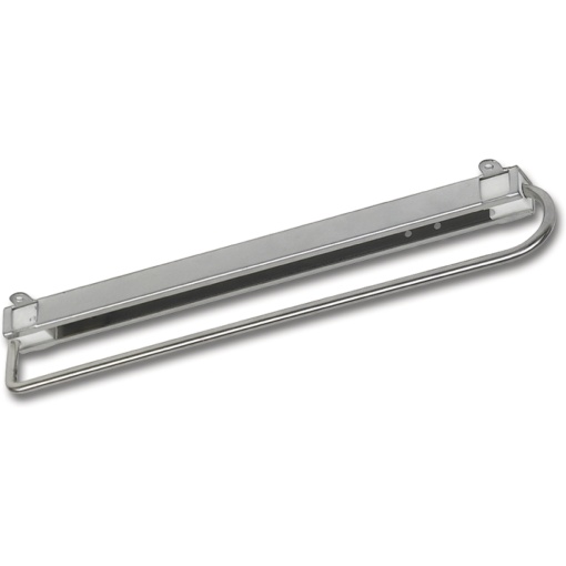 Suport culisant pentru umerașe SCH model D, 400 mm, oțel argintiu RAL 9006