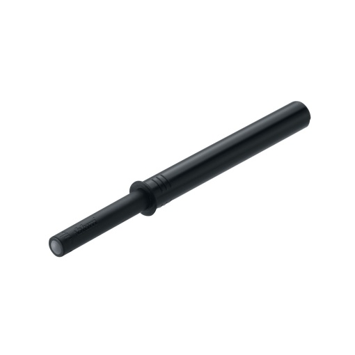 Tip-On BLUM pentru uși mobilă, versiune lungă cu tampon, negru carbon