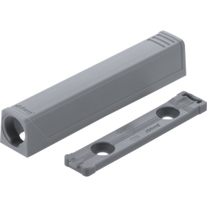 Plăcuță adaptor BLUM Tip-On, dreapta, versiune lungă, gri - Img 1