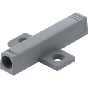 Plăcuță adaptor BLUM Tip-On, în cruce, versiune lungă, gri - Img 1