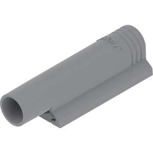 Plăcuță adaptor BLUM BLUMOTION, dreapta, plastic gri platină RAL 7036 - Img 1