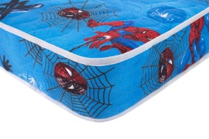 Saltea copii ortopedică Spider‑Man, husă bumbac, 10 cm – fermitate medie - Img 4