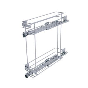 Cos Jolly 150 SIGE 002G, 2 coșuri, extragere totală, amortizare integrată, montaj stânga – corp 150 mm, adâncime 445 mm - Img 2