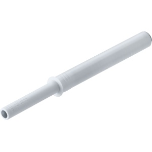 Tip-On BLUM pentru uși mobilă, versiune lungă cu tampon, alb mătase - Img 1