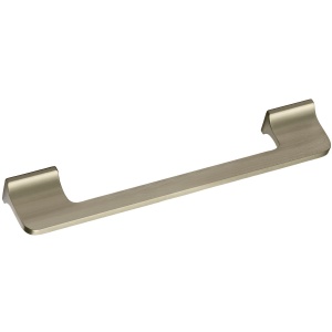 Mâner mobilă KEY, distanță găuri 320 mm, lungime 350 mm, zinc turnat, aspect inox - Img 1