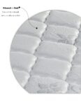 Saltea Hypno Latex 100% (21+3) inaltime 27 cm, fermitate tare, husa Sersovel hipoalergenica - Img 3