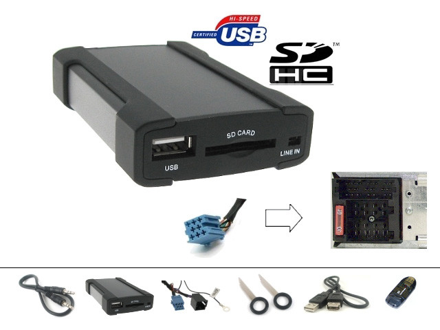 INTERFETE AUDIO AUX USB SD