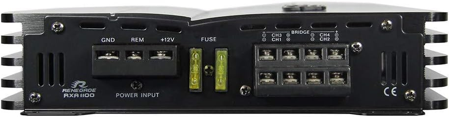 Amplificatore Auto Renegade RXA1100-4 | 1100 Watt, 4 Canali | Per Altoparlanti E Subwoofer | Filtri Regolabili - Foto 5