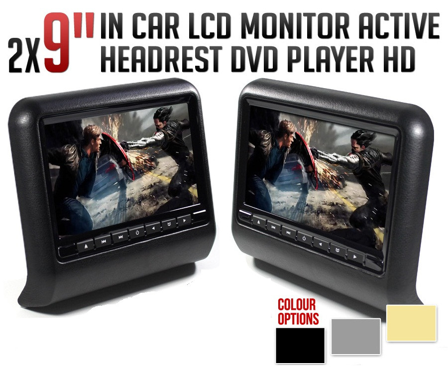 SET DVD PLAYER AUTO DE TETIERA CULOARE NEAGRA CARTEK CK-DV9917 LCD