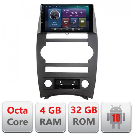 Navigatie dedicata Jeep Commander Android radio gps internet Octa core 4+32 Kit-commander+EDT-E409