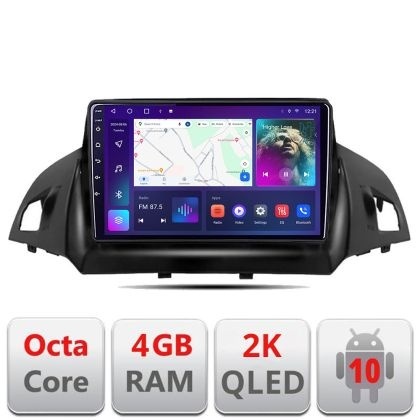 Navigatie Ford Kuga 2013-2017 C-362 Android Octa Core Ecran 2K QLED GPS 4G 4+32GB 360 KIT-362+EDT-E409-2K KIT-362+EDT-E409 -2K