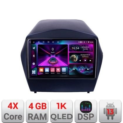 Navigatie Hyundai IX35 A-361 4+64 InCell Display 1K Android Waze USB Navigatie Internet Youtube Radio KIT-361+EDT-E209-RK