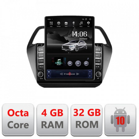 NAVIGAȚIE ANDROID 10 DEDICATA SUZUKI S-CROSS, ECRAN CAPACITIV TIP TESLA 9,7" PROCESOR OCTACORE 4GB RAM 32GB MEMORIE INTERNA DVR CARKIT BLUETOOTH MIRROR LINK MODEL TESLA KIT-337+EDT-E709