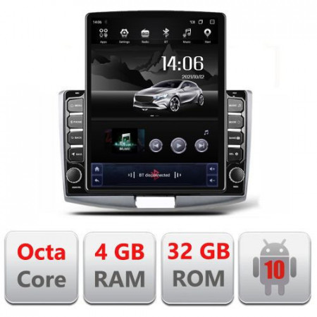 NAVIGAȚIE ANDROID 10 DEDICATA VW PASSAT B6 B7 CC 2010-2015 ECRAN CAPACITIV TIP TESLA 9,7" PROCESOR OCTACORE 4GB RAM 32GB MEMORIE INTERNA DVR CARKIT BLUETOOTH MIRROR LINK MODEL TESLA KIT-267+EDT-E710