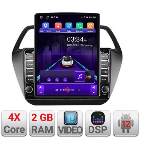 Navigatie dedicata Edotec Suzuki S-Cross K-337 ecran tip TESLA 9.7" cu Android Radio Bluetooth Internet GPS WIFI 2+32 DSP Quad Core