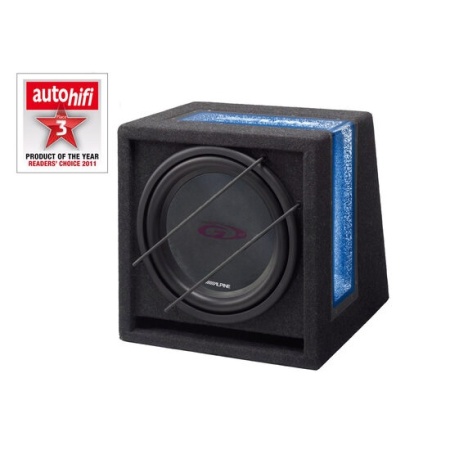 Alpine SWG-844 high-performance subwoofer (400 W, 8 inch/20 cm), zwart