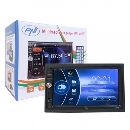 Multimedia player auto 2 DIN MP3 / MP4 / MP5 PNI V6270 Touchscreen Bluetooth USB Mirrorlink Android