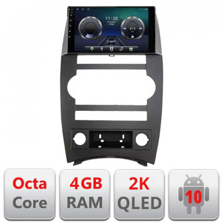 Navigatie dedicata Jeep Commander Android ecran Qled 2K Octa core 4+32 Kit-commander+EDT-E409-2K