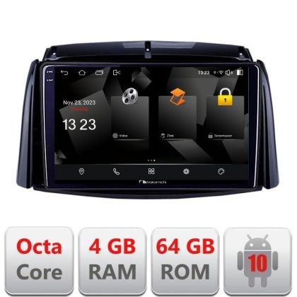 Navigatie Renault Koleos 2009-2016 5510-KOLEOS Android Octa Core 720p 4+64 DSP 360 camera carplay android auto KIT-KOLEOS+NAM5510-A9Z